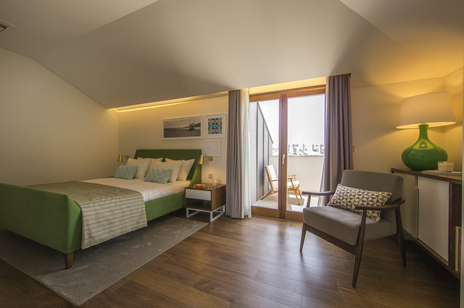 Quarto com Terraço Vista 1